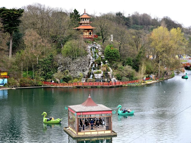 The Sea Cadets perform on the lake.