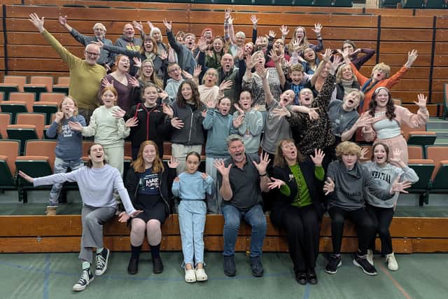 Scarborough Theatre Company cast of The Wizard of Oz, which will be performed at Scarborough Spa.
