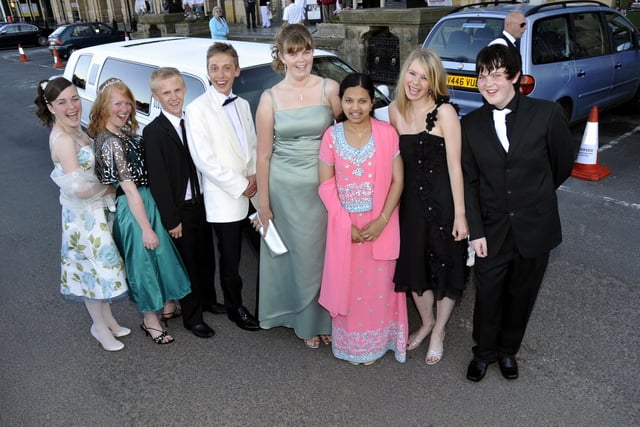 From left, Alice Greenwood-Wilson, Rachel Sharp, Alex Wright, Ged Taylor, Heidi Walker, Lydia Abraham, Ruth Kitchen, and Ryan Ward in 2009.