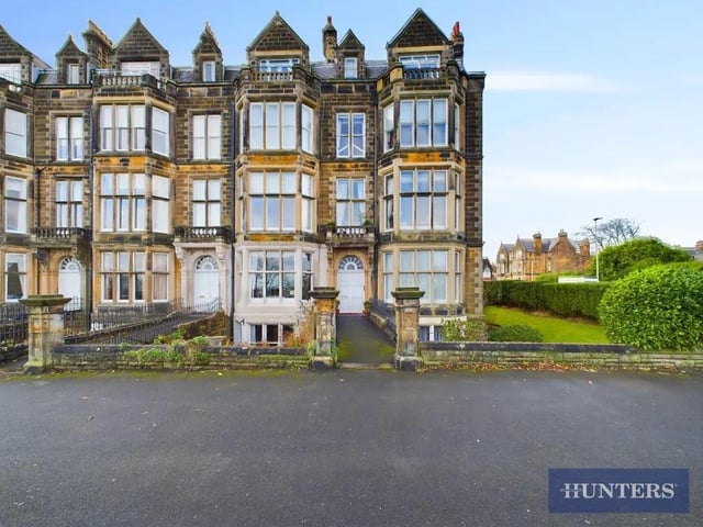 This three bedroom and one bathroom flat is for sale with Hunters with a guide price of £270,000.