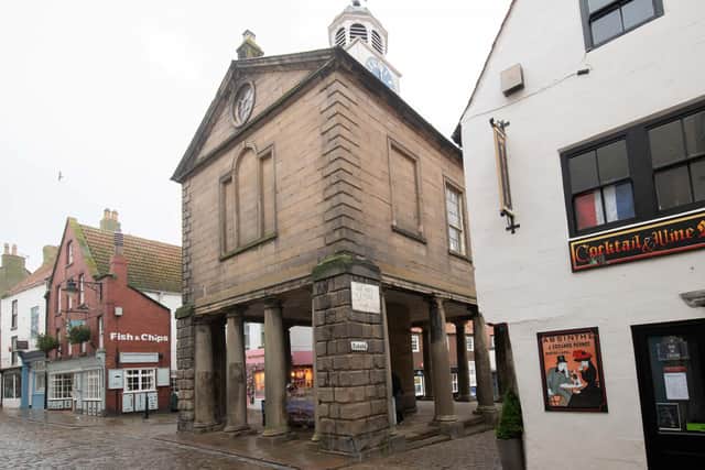 Whitby Town Hall, as seen from Church Street.
