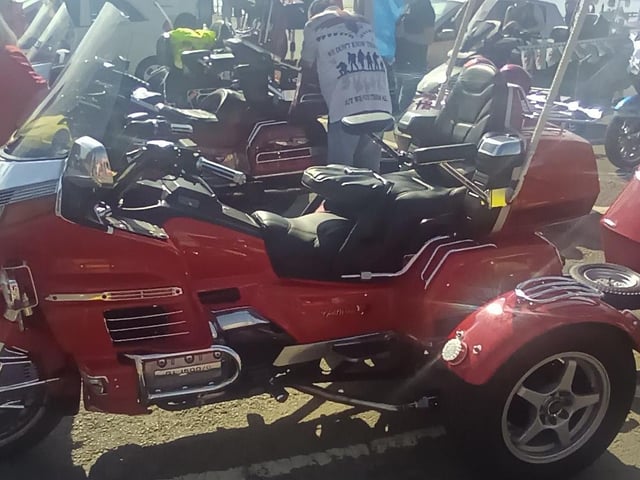 Scarborough's Honda Goldwing Light Display came to town over the weekend.