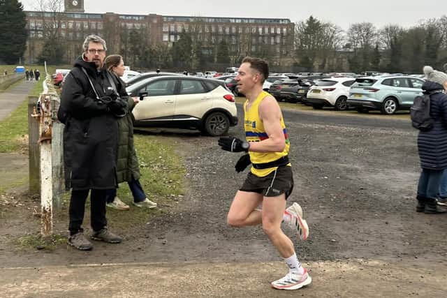 Scarborough Athletic Club’s Paul Lawton finished second at the Osmotherley Show fell race.