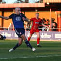 Frank Mulhern fires in the opener for Boro. PHOTOS: ZACH FORSTER