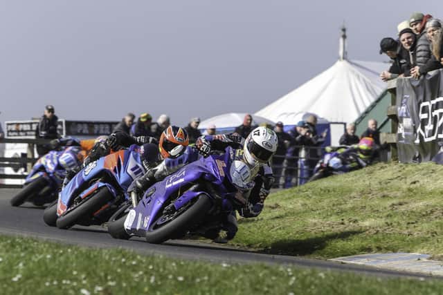 Action from Oliver's Mount. Photo by Ed Hall