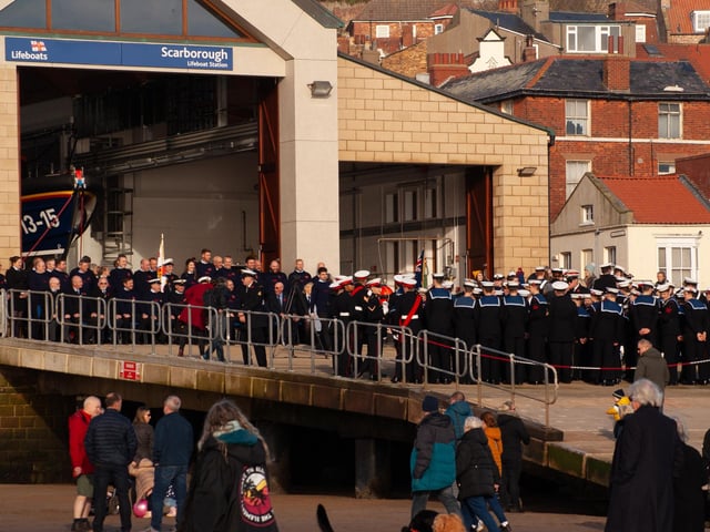 The service at the Lifeboat House