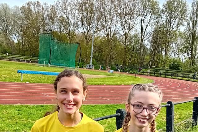 Maelys and Oceane Price impressed at the Costello meet.