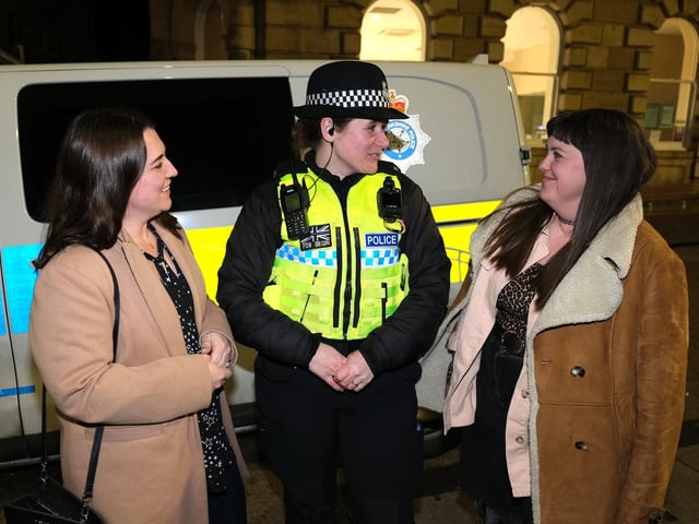 Chatting to women on a night out