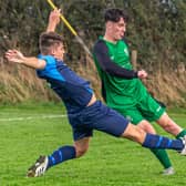 Fishburn Park Academy, green kit, were unlucky to go out in the Gordon Harrison Memorial Trophy at Amotherby & Swinton Reserves on penalties