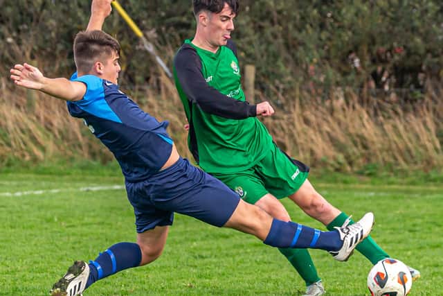Fishburn Park Academy, green kit, were unlucky to go out in the Gordon Harrison Memorial Trophy at Amotherby & Swinton Reserves on penalties