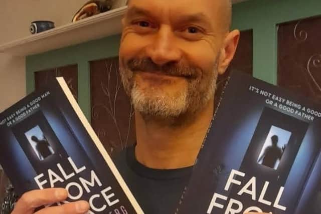 Bridlington's Alan Feldberg with his debut novel Fall from Grace.