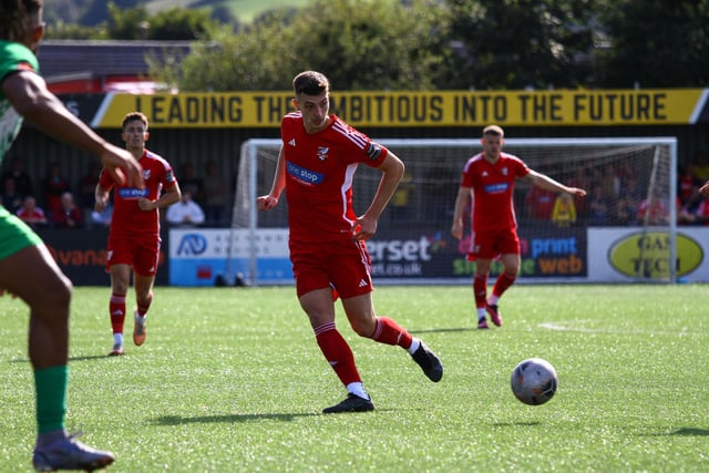Luca Colville pushes on for Boro.