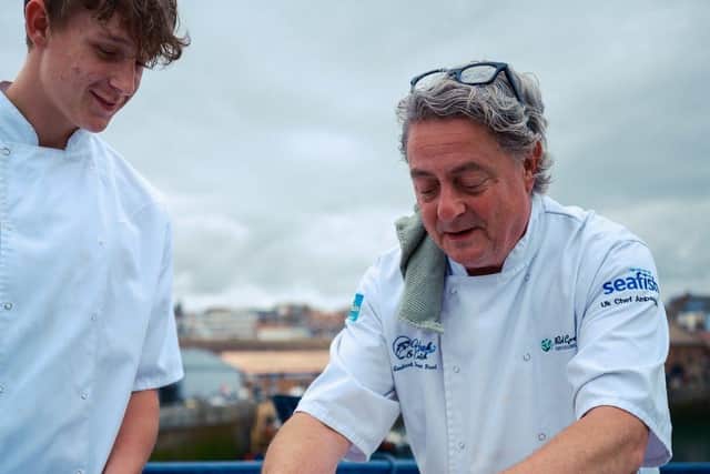 Professional Chef Rob Green will host a seafood demonstration