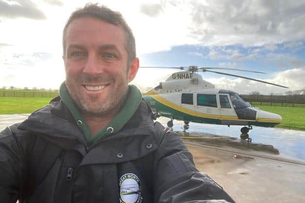 Ben Sisson of the Great North Air Ambulance Service.
