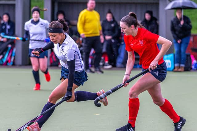 Millie Storr on the attack for the home side in their 1-0 defeat.