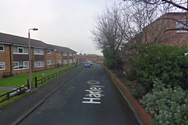 There were four anti-social behaviour related incidents recorded on or near Harley Close in June 2023.