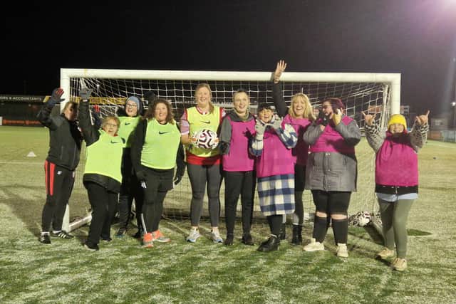 In partnership with Age UK North Yorkshire Coast and Moors, Women's Walking Football was launched at the Flamingo Land Stadium.