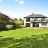 Looking towards the house from its south-facing rear garden.