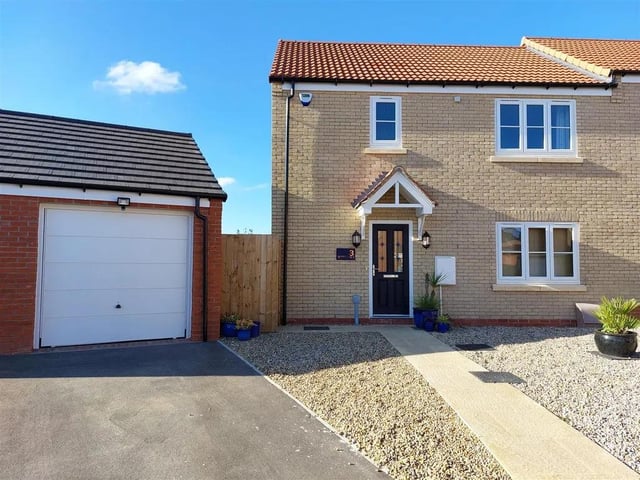 This three bedroom and two bathroom semi-detached house is for sale with Colin Ellis with a guide price of £244,950.