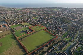 An aerial view of the Scarborough Road development site. Photo courtesy of Keyland Developments Ltd