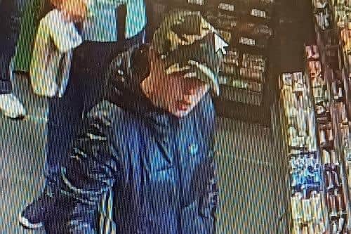 Victoria was caught on camera purchasing items in the BP garage on Welham Road, Norton