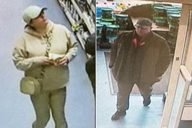 North Yorkshire Police have issued these CCTV images of two people they would like to speak to following a theft in Whitby.