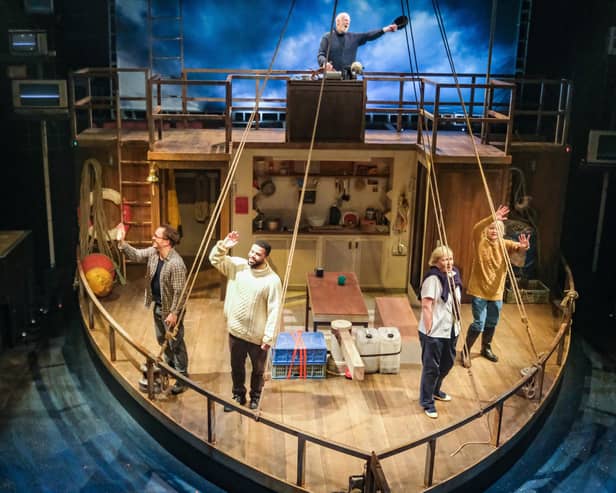 The cast of The Whitby Rebels from left, Duncan MacInnes, Kieran Foster, Jacqueline King, Jacqueline Naylor and, top, Keith Bartlett (Credit: Tony Bartholomew)