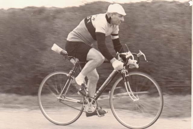 Stan Chadwick in action during a Paragon race in 1962.