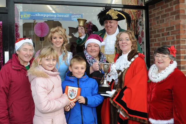 Christmas celebrations at the Promenades Shopping Centre with the town council and Bridlington Lions.