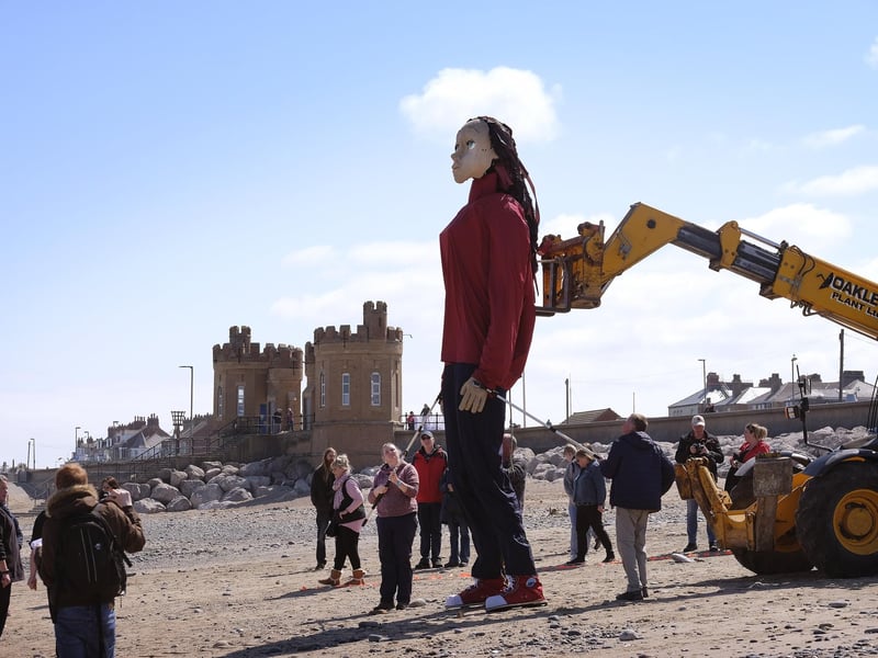 After the events concluded, Aura then took a journey of her own on an open top bus throughout the entire Yorkshire coast.