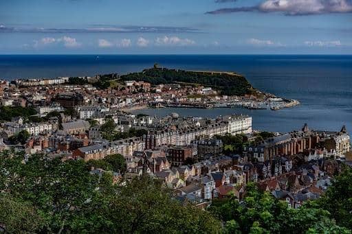 Scarborough from the top of Oliver's Mount.