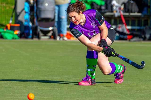 Pippa Middlemas in action for Danby Ladies