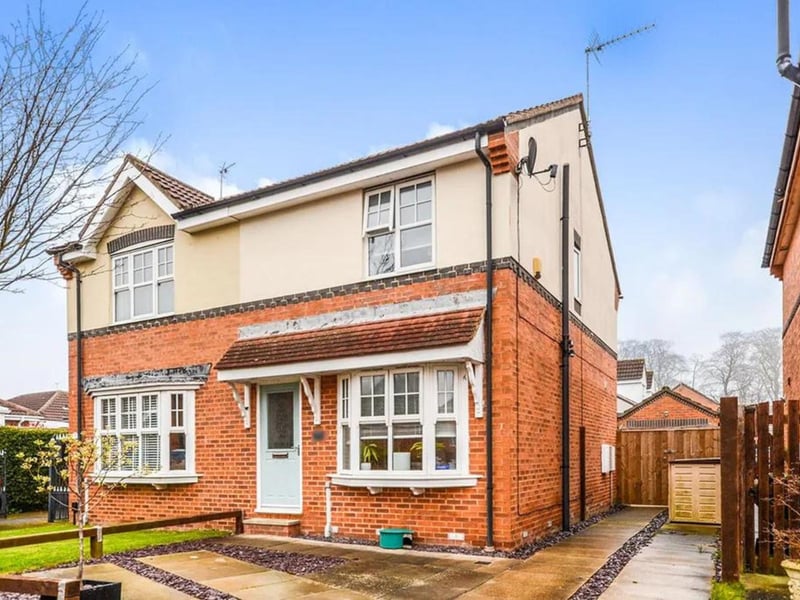 This three bedroom semi-detached house has a garage and is for sale with Reeds Rains for £209,950.