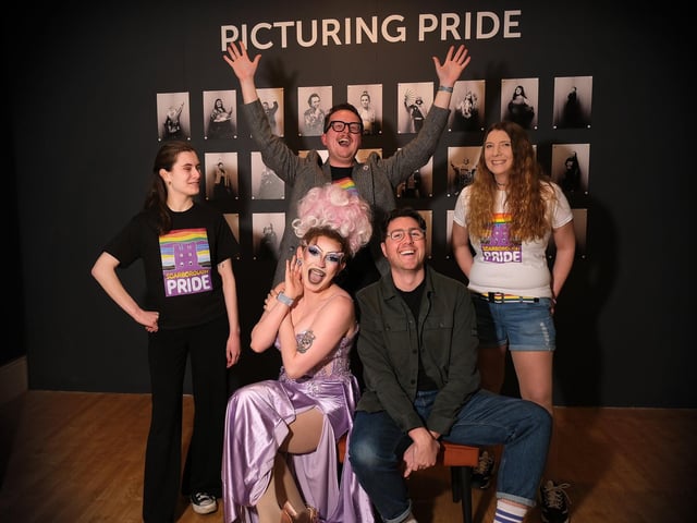 Megan Hanson, Bella de Ball, George Wakely, photographer Aidan Brooks and Susanna Dunn