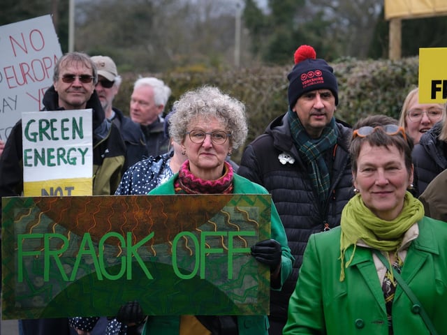 Sending a message regarding the proposal. picture: Richard Ponter