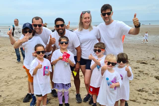 Family fun at a Whitby Colour Run.