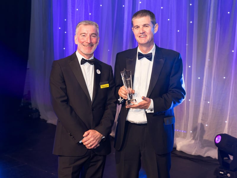The Chief Executive’s Award was awarded to Ed Smith, Consultant in Emergency Medicine and Deputy Medical Director.