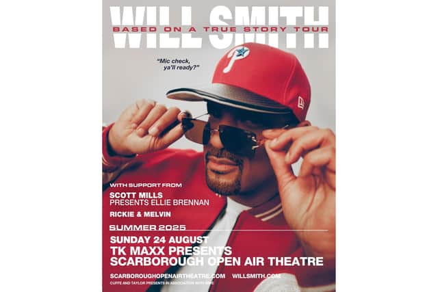 Global superstar Will Smith will be at the Open Air Theatre on Sunday August 24