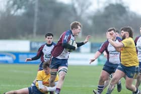 Euan Govier scored Scarborough RUFC's fifth try in a 31-7 home win against Goole. Photo by Andy Standing