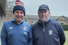 Andy Deighton and Kevin Gates won the Hunmanby Open Doubles Bank Holiday competition