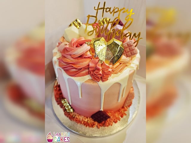 A colourful birthday cake!