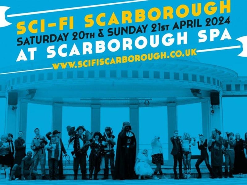 Sci-Fi Scarborough 2024 is set to take place at Scarborough Spa on April 20 and April 21. this year marks the tenth anniversary of the popular convention with some very special guests and even more impressive content than usual at Scarborough Spa. There will be a mixture of well known guests, authors, movie & TV props, console, retro & tabletop gaming, software developers, comic book artists, indie films, Cosplay competition, geek pub quiz, live music, collectible traders and a Saturday night party.