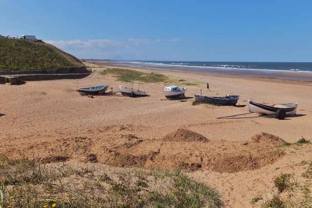 Marske Sea beach was ranked at number 11.  A Tripadvisor review said: "Lovely beach clear blue sea great for dogs all dog friendly walk to salt burn or Redcar also excellent walk on the headlands."