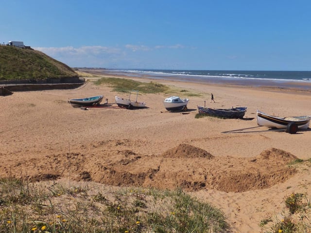 Marske Sea beach was ranked at number 11. A Tripadvisor review said: "Lovely beach clear blue sea great for dogs all dog friendly walk to salt burn or Redcar also excellent walk on the headlands."