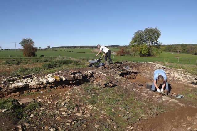 Community archaeologists unearth a medieval farm.
picture: JB Archaeology