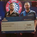 Cool Hand Cup Champion, Nile Gott (left), and World Darts No. 1, Luke Humphries (right)