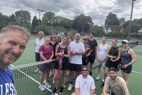 Andy Murray’s Aces and Roger Federer’s Rockets at Sunday’s Scalby Tennis Club social tournament.