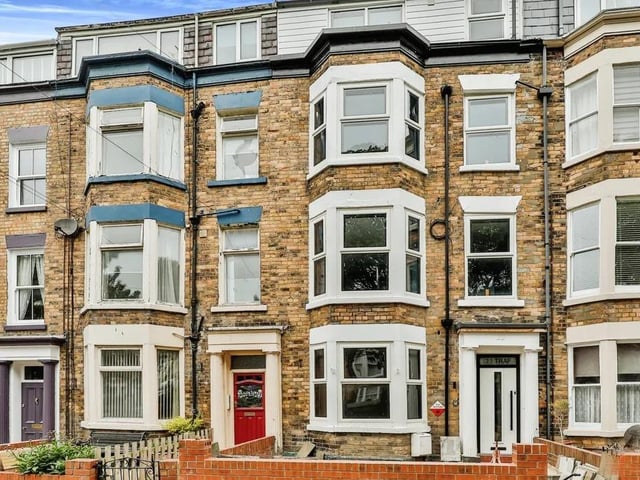 This eight bedroom and four bathroom terraced house is for sale with Reeds Rains with a guide price of £475,000.