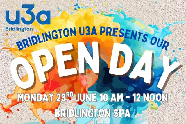 The open day provides an opportunity to see what the u3a is all about.