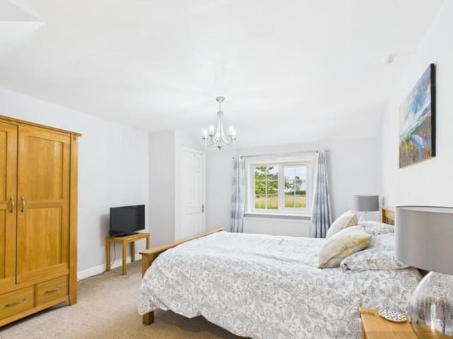 One of the property's double bedrooms.